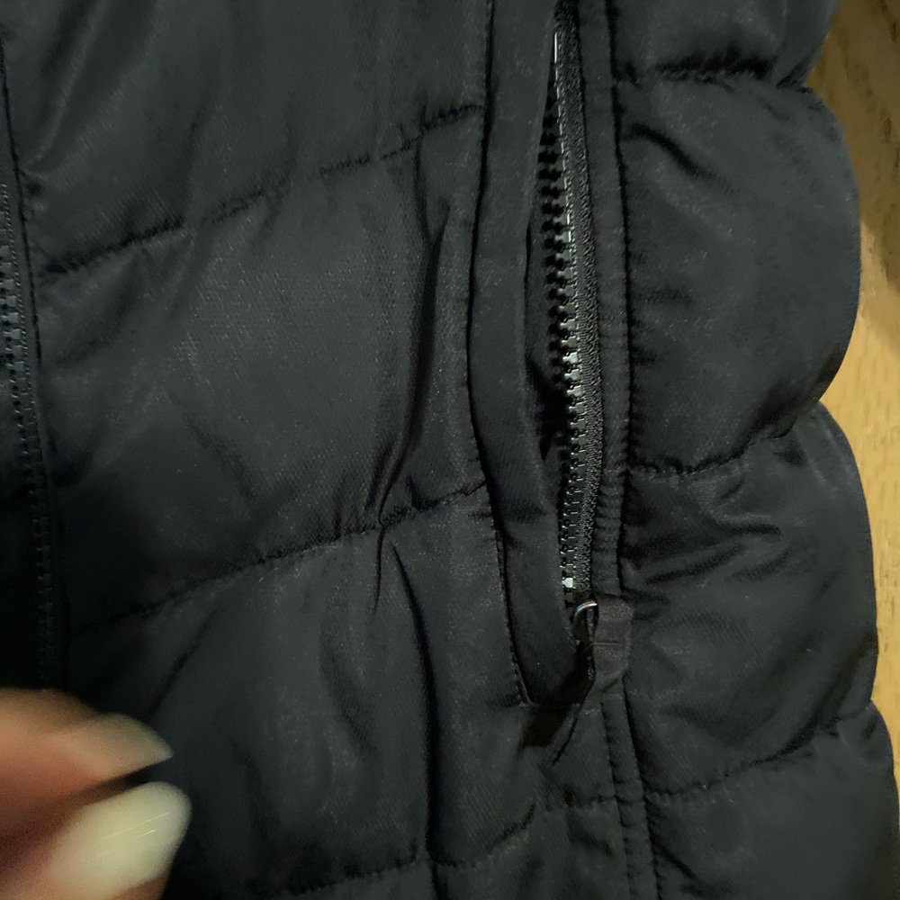 Lands' End Kids Long Black Puffer Coat - Picture 7 of 11